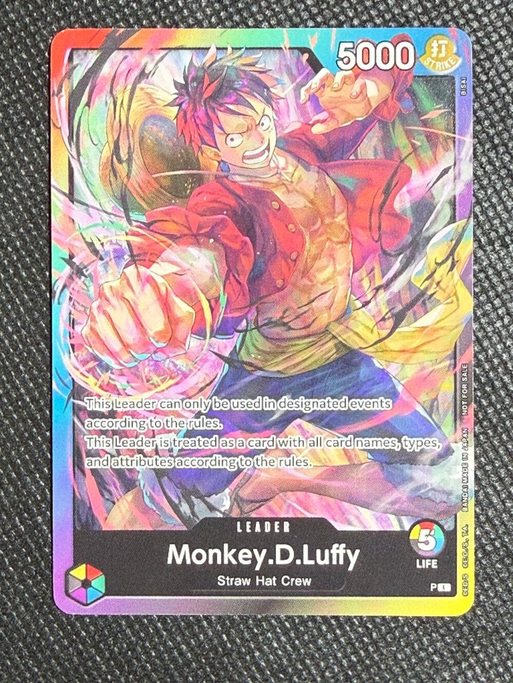 Monkey.D.Luffy (Release Event Leader) - One Piece TCG - English NM Promo